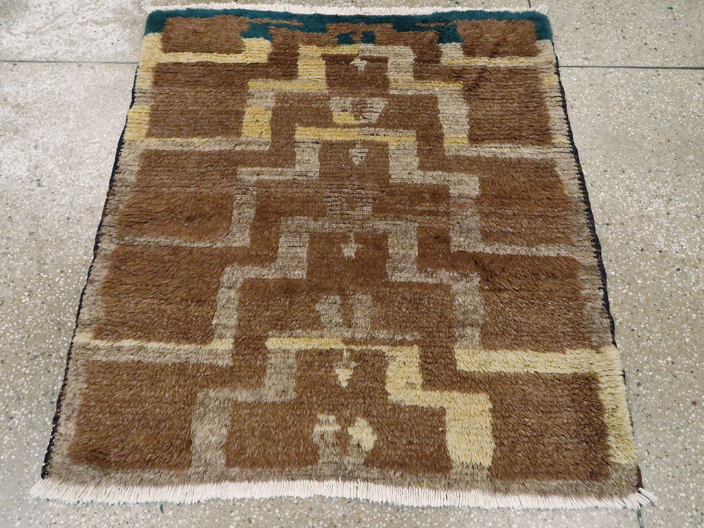 Vintage Turkish Tulu Rug, No.12541 - Staging