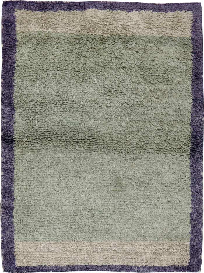 Vintage Turkish Konya Rug, No.12542 - Staging