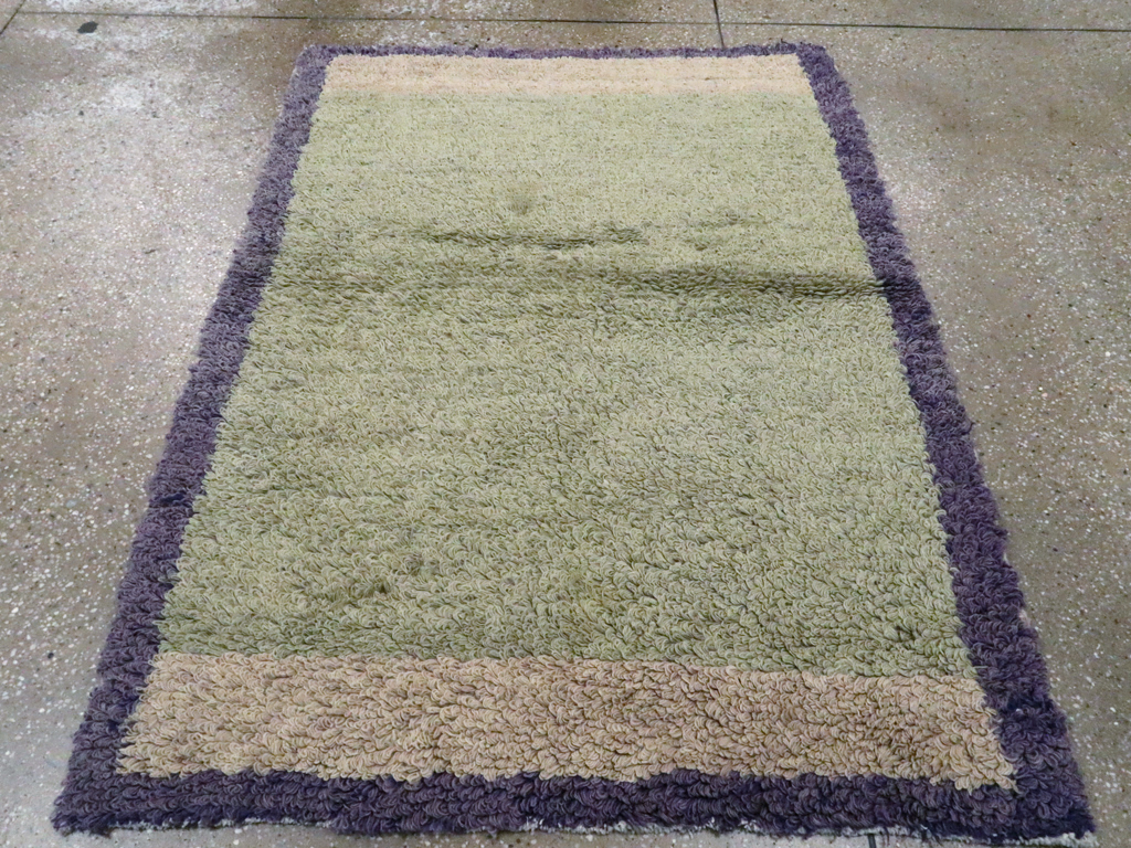 Vintage Turkish Konya Rug, No.12542 - Staging