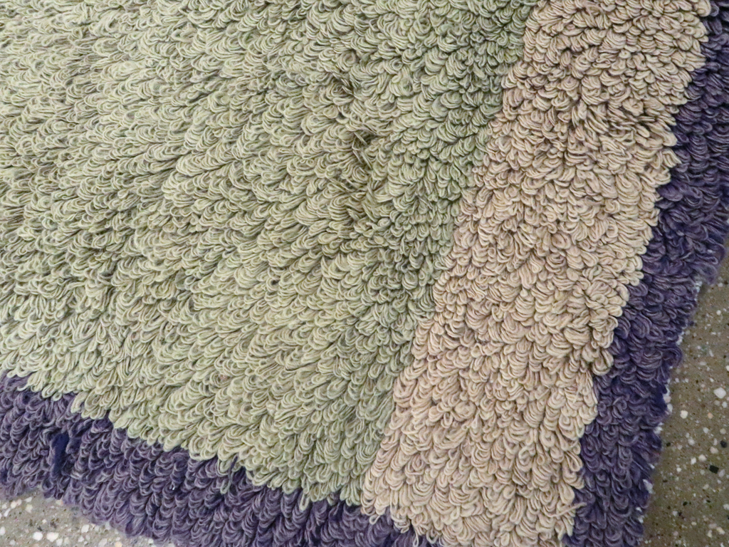 Vintage Turkish Konya Rug, No.12542 - Staging