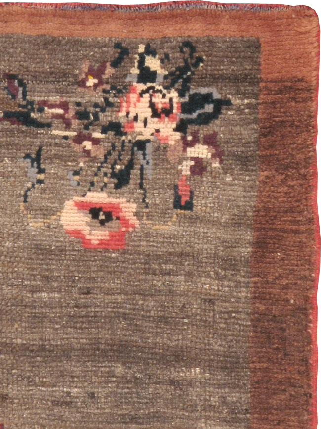 Vintage Turkish Anatolian Throw Rug, No.12553 - Staging