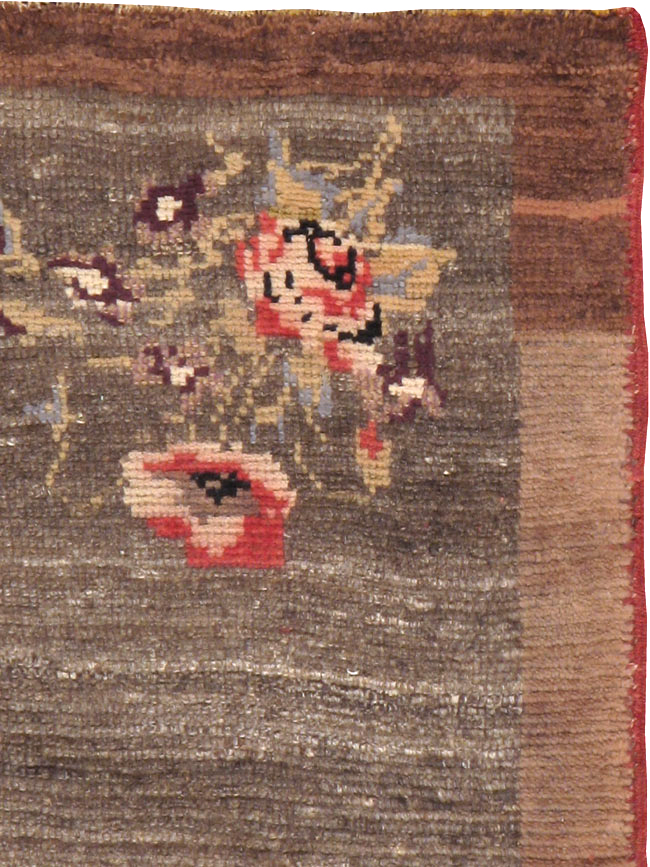 Vintage Turkish Anatolian Throw Rug, No.12553 - Staging