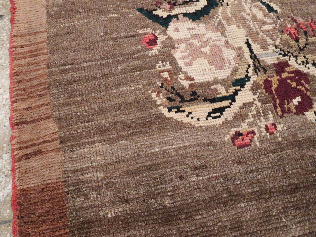 Vintage Turkish Anatolian Throw Rug, No.12553 - Staging