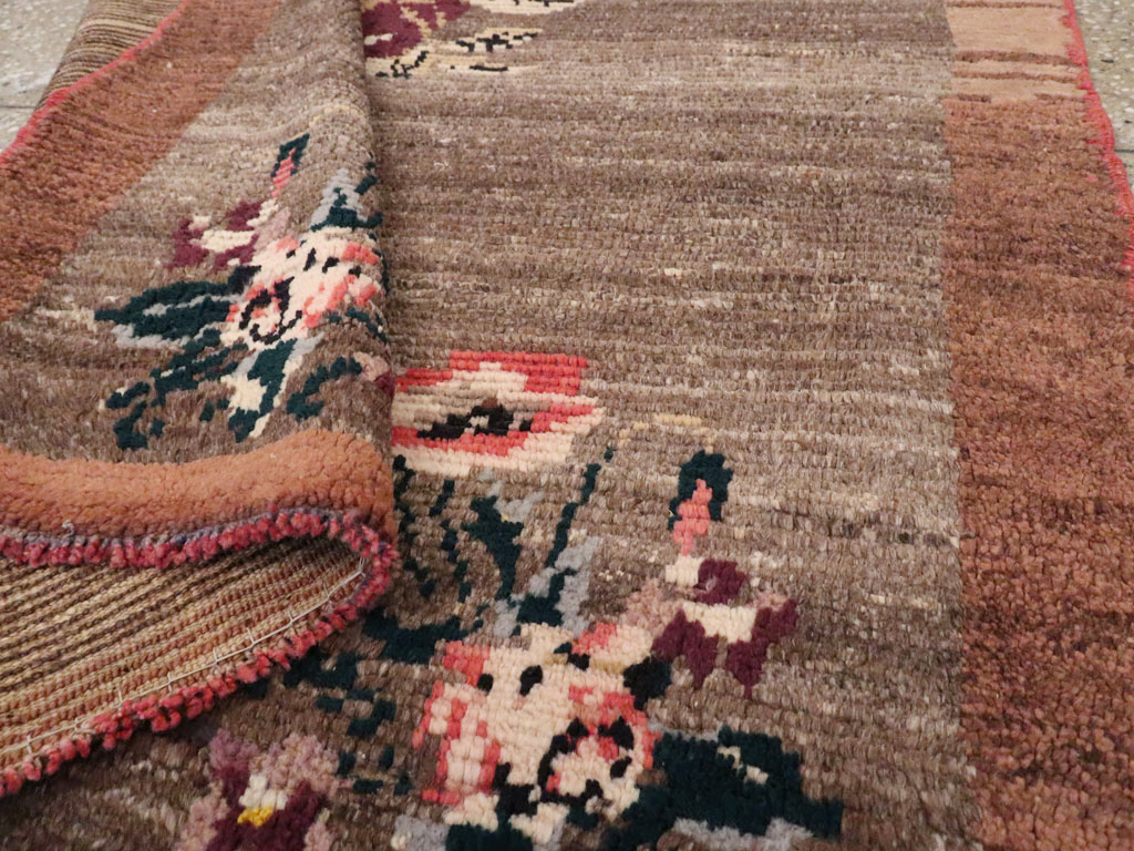 Vintage Turkish Anatolian Throw Rug, No.12553 - Staging