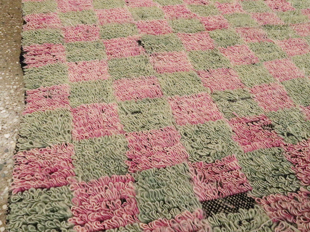 Vintage Turkish Konya Rug, No.12558 - Staging