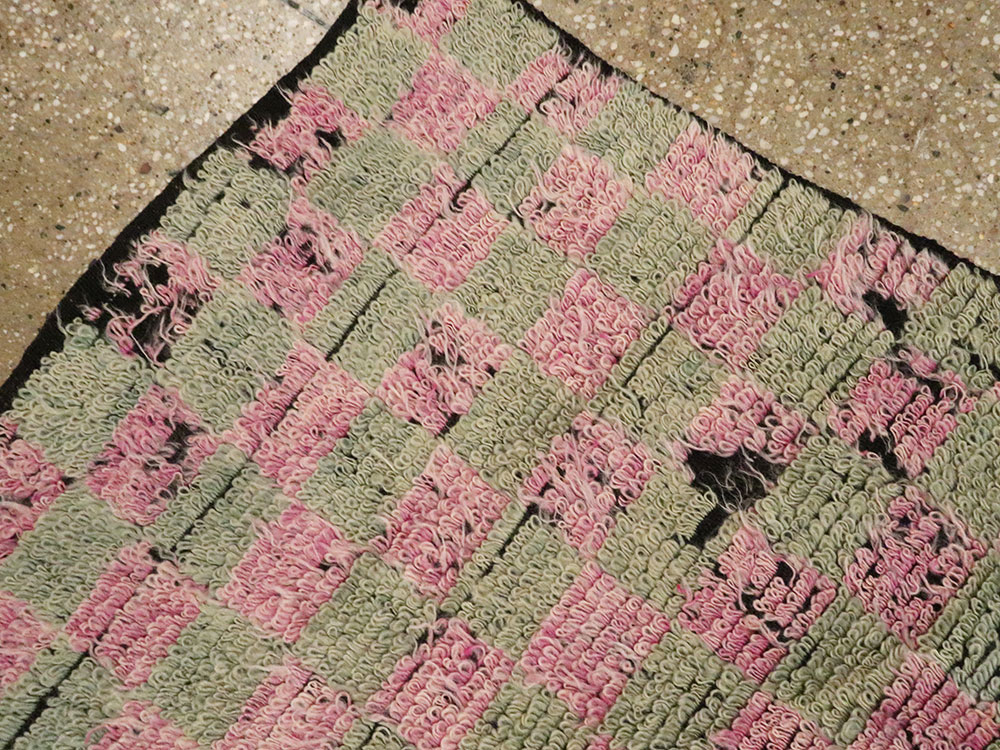 Vintage Turkish Konya Rug, No.12558 - Staging