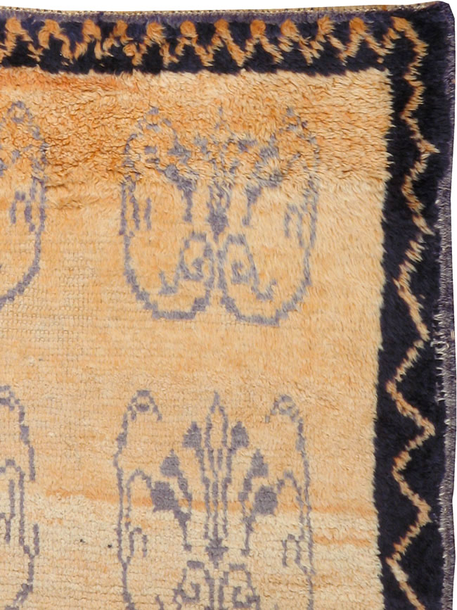 Vintage Turkish Konya Rug, No.12562 - Staging