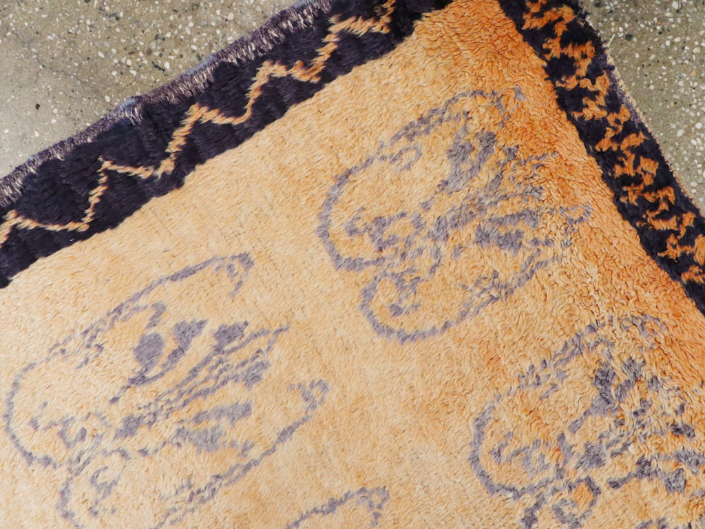 Vintage Turkish Konya Rug, No.12562 - Staging