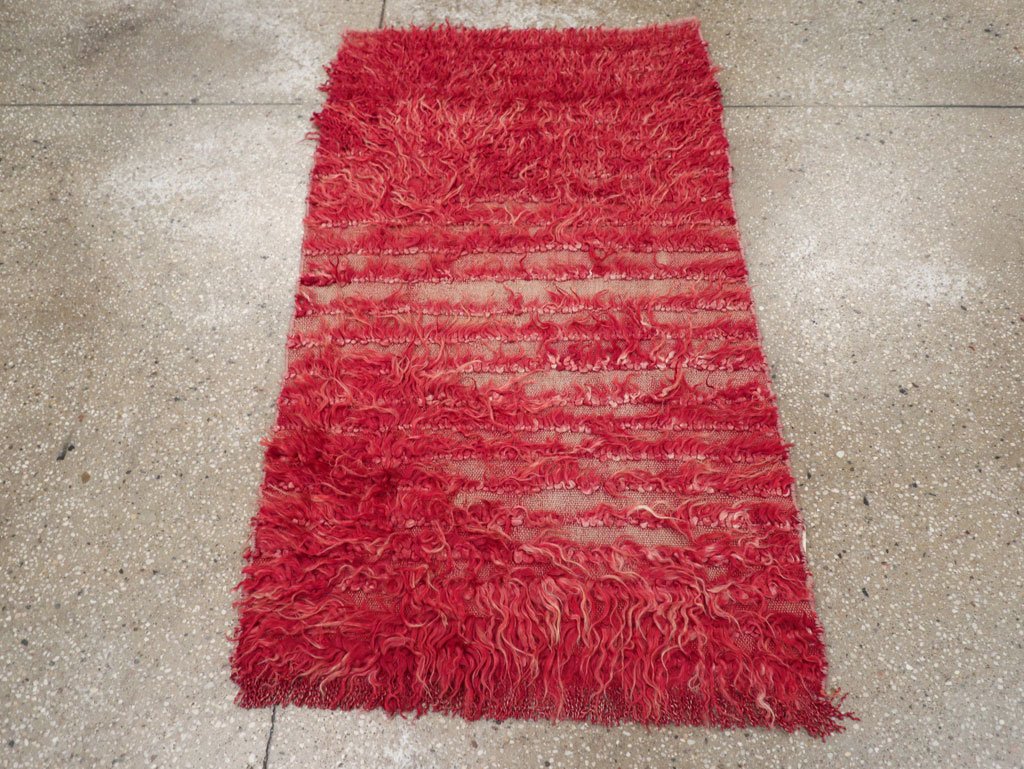 Vintage Turkish Tulu Rug, No.12564 - Staging