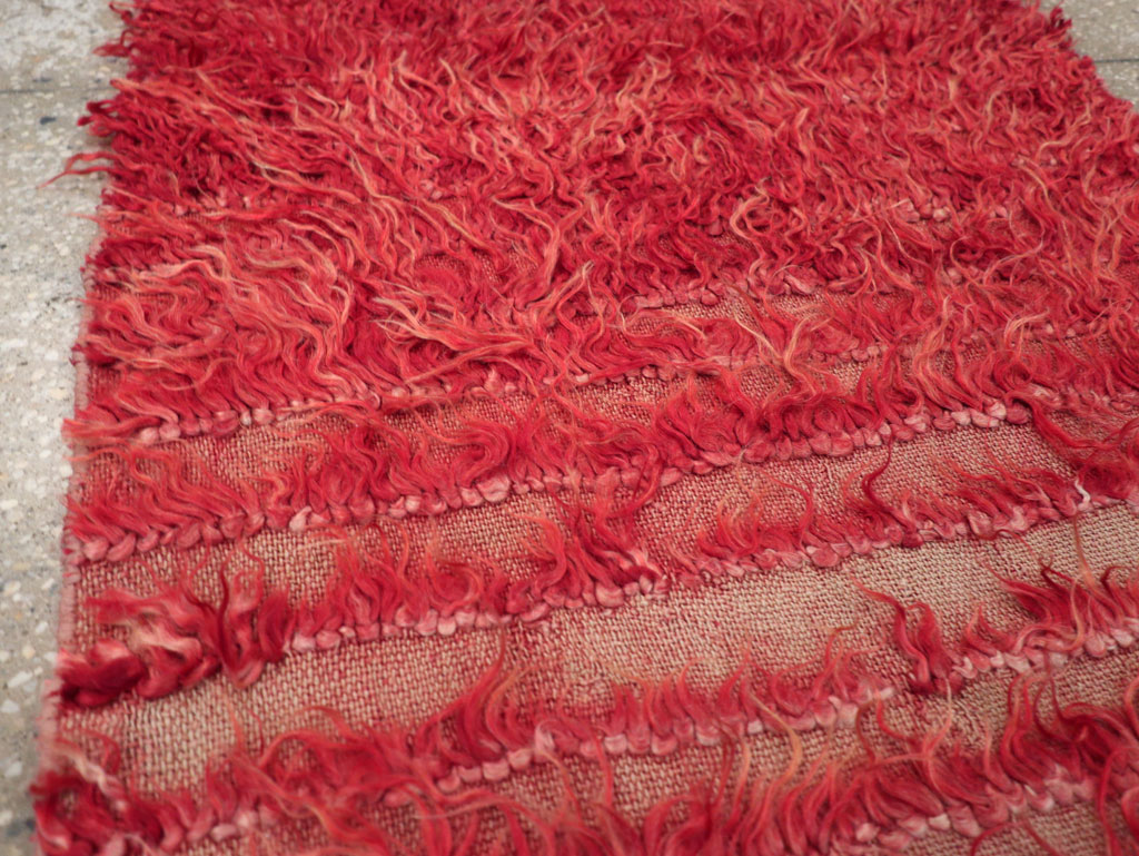 Vintage Turkish Tulu Rug, No.12564 - Staging