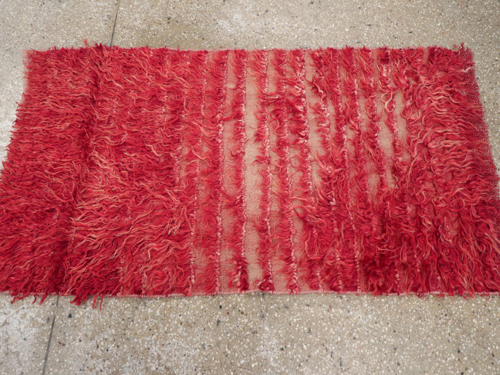 Vintage Turkish Tulu Rug, No.12564 - Staging