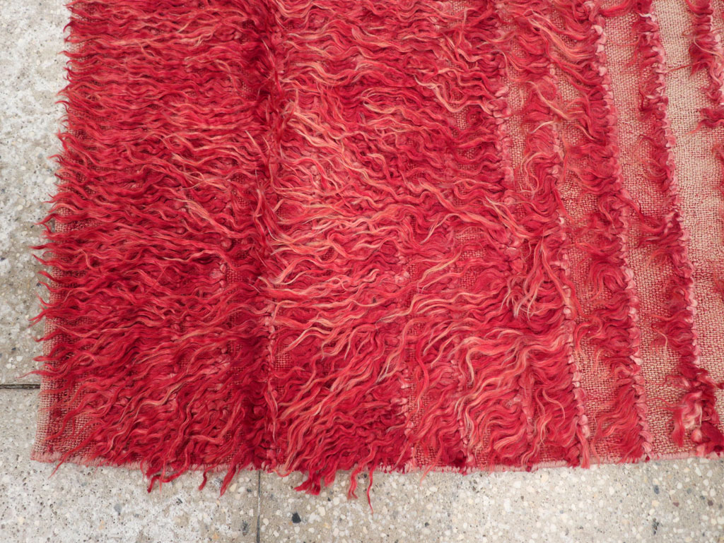 Vintage Turkish Tulu Rug, No.12564 - Staging