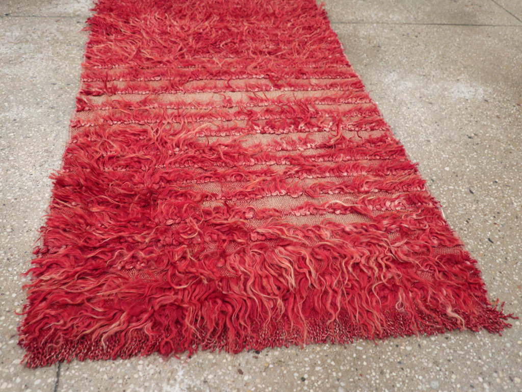 Vintage Turkish Tulu Rug, No.12564 - Staging
