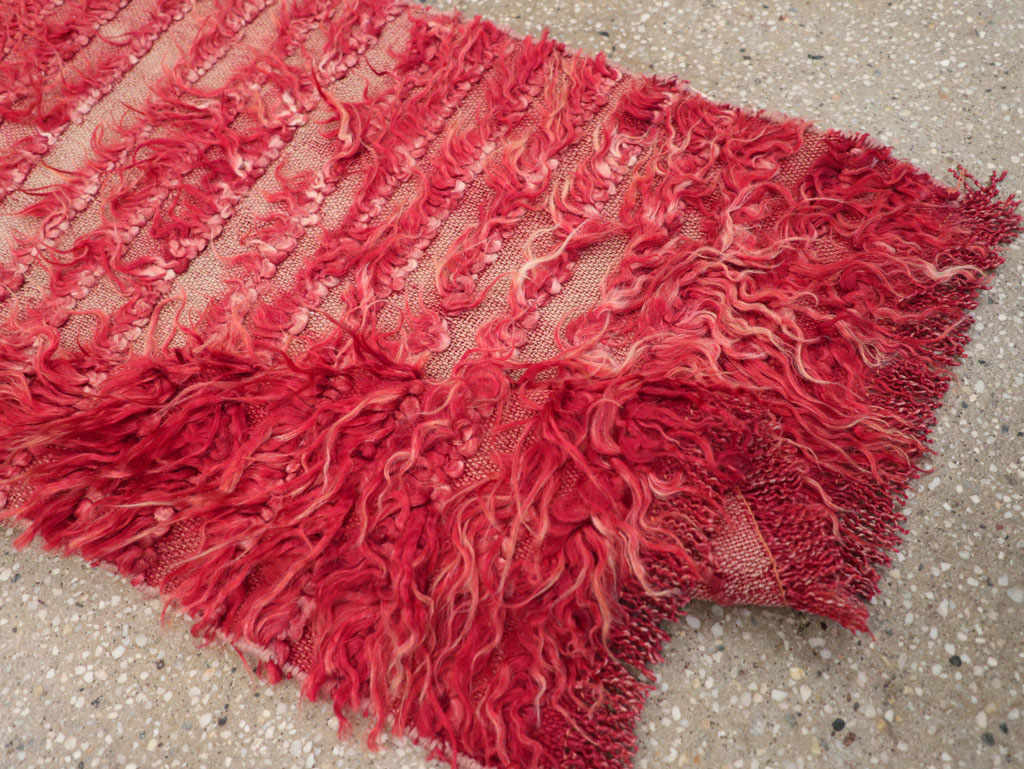 Vintage Turkish Tulu Rug, No.12564 - Staging