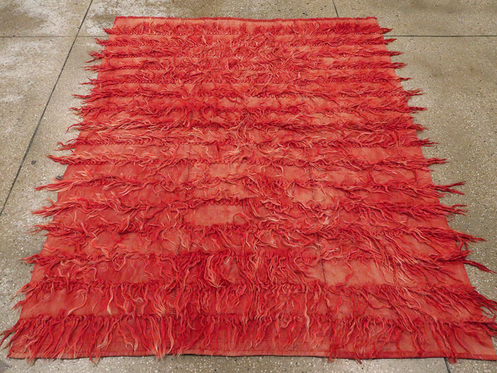 Vintage Turkish Tulu Rug, No.12567 - Staging