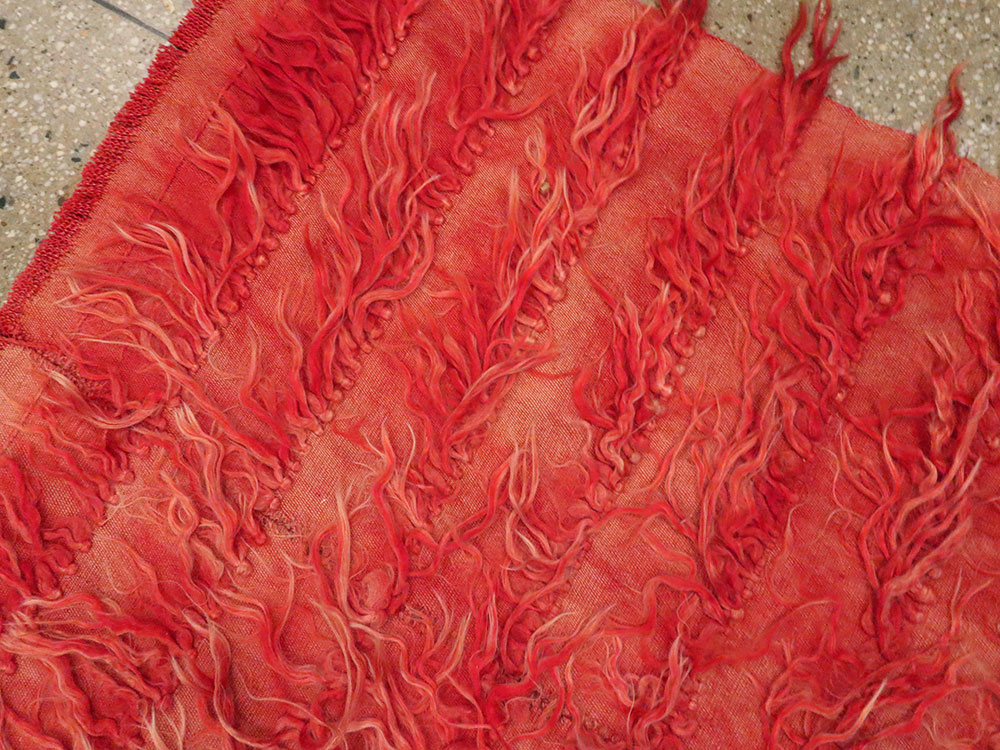 Vintage Turkish Tulu Rug, No.12567 - Staging