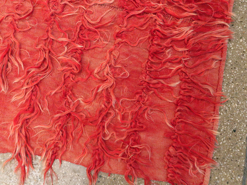 Vintage Turkish Tulu Rug, No.12567 - Staging