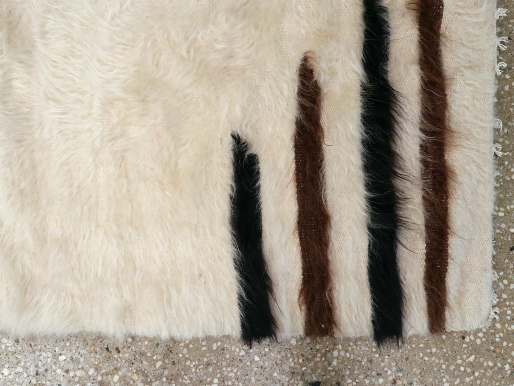 Vintage Turkish Mohair Rug, No.12573 - Staging