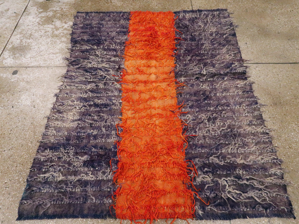 Vintage Turkish Tulu Rug, No.12585 - Staging