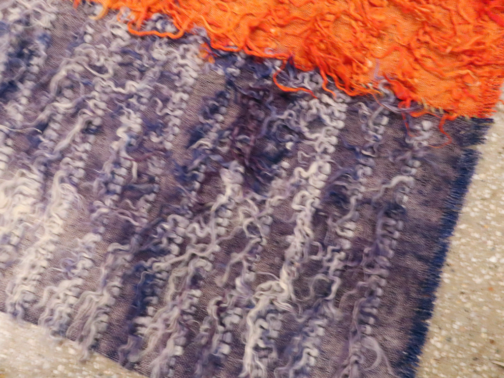 Vintage Turkish Tulu Rug, No.12585 - Staging