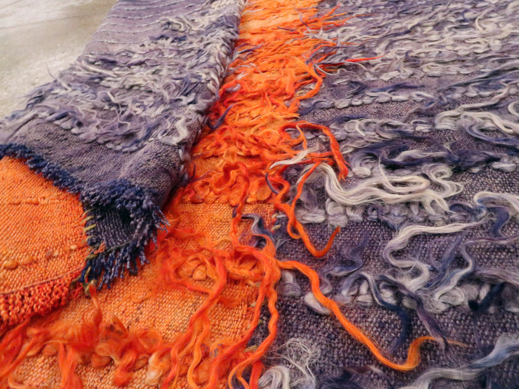 Vintage Turkish Tulu Rug, No.12585 - Staging