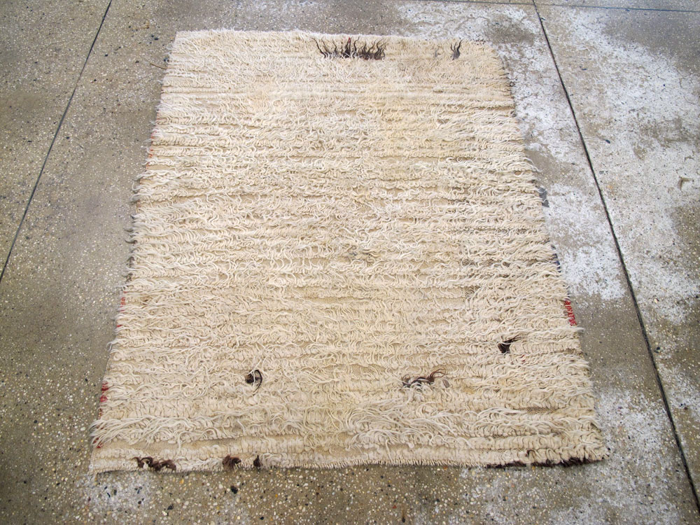 Vintage Turkish Tulu Rug, No.12587 - Staging