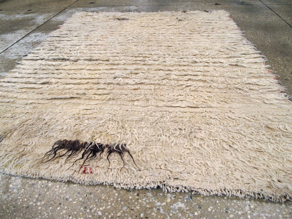 Vintage Turkish Tulu Rug, No.12587 - Staging