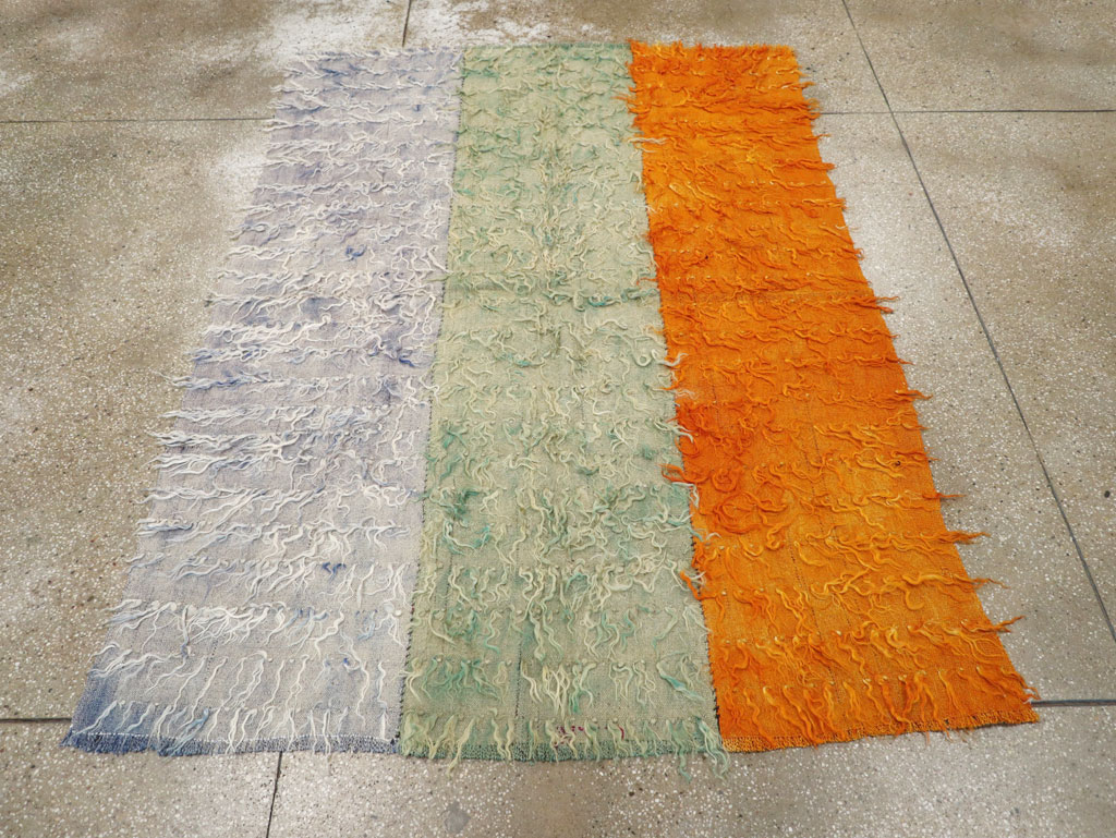 Vintage Turkish Tulu Rug, No.12591 - Staging