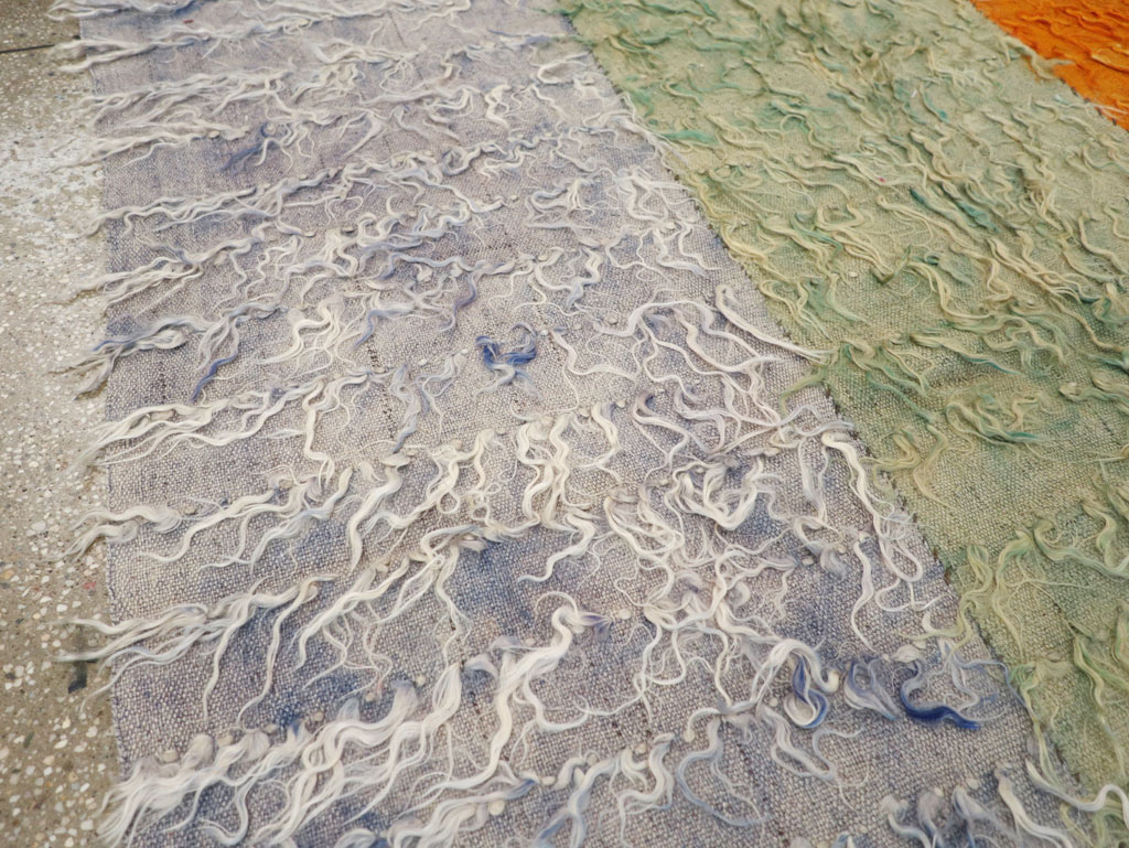 Vintage Turkish Tulu Rug, No.12591 - Staging