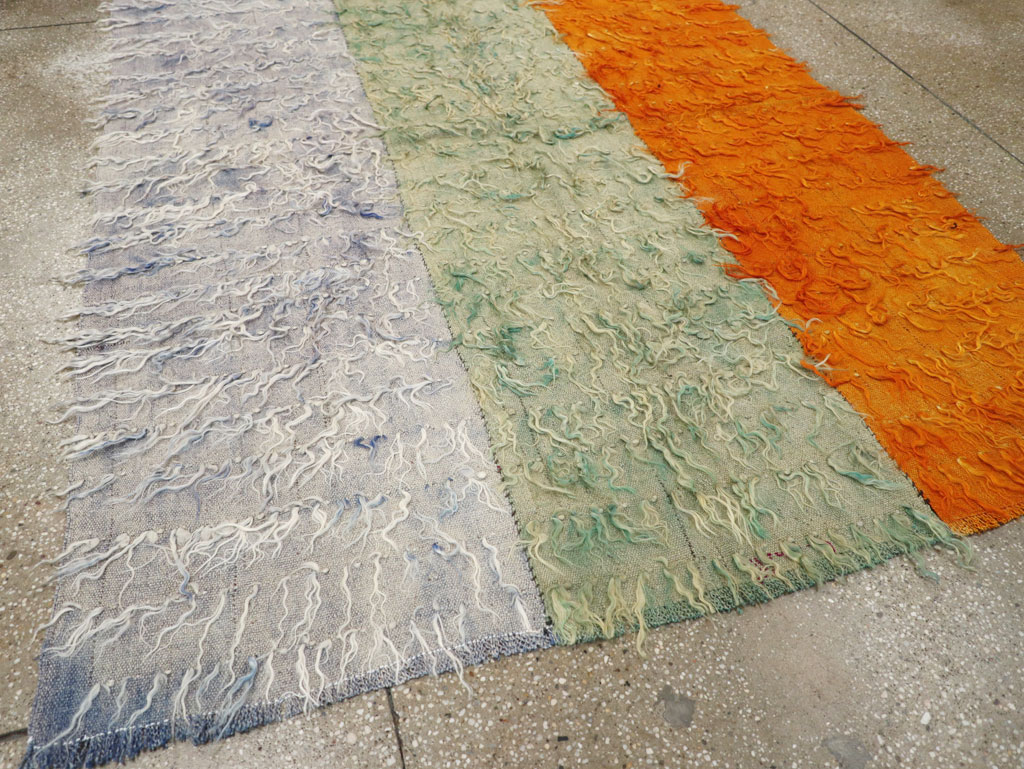 Vintage Turkish Tulu Rug, No.12591 - Staging