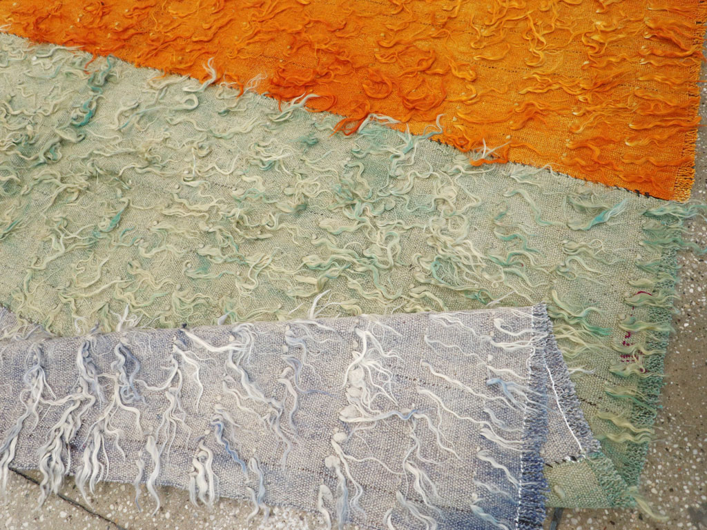 Vintage Turkish Tulu Rug, No.12591 - Staging