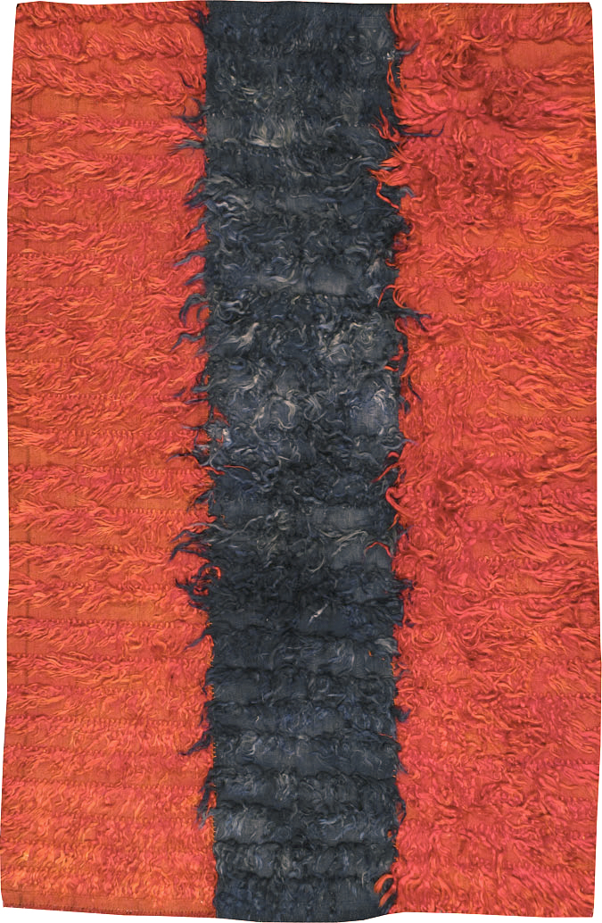 Vintage Turkish Tulu Rug, No.12593 - Staging