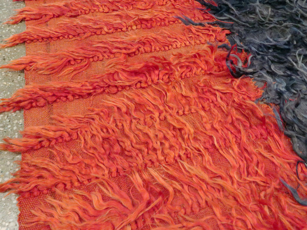 Vintage Turkish Tulu Rug, No.12593 - Staging