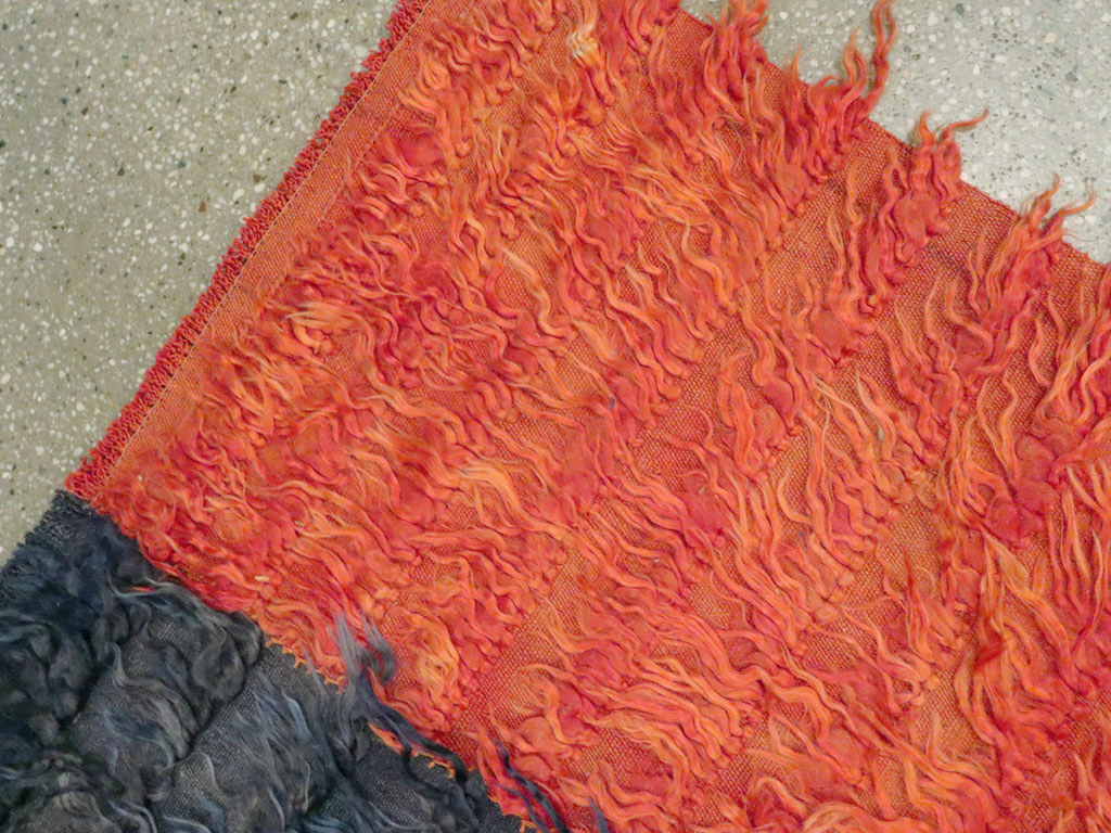 Vintage Turkish Tulu Rug, No.12593 - Staging