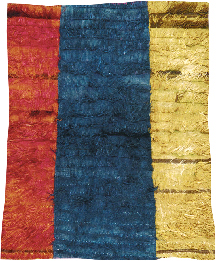 Vintage Turkish Tulu Rug, No.12595 - Staging