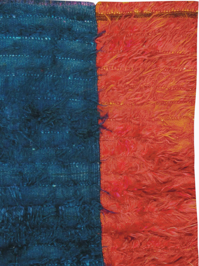 Vintage Turkish Tulu Rug, No.12595 - Staging