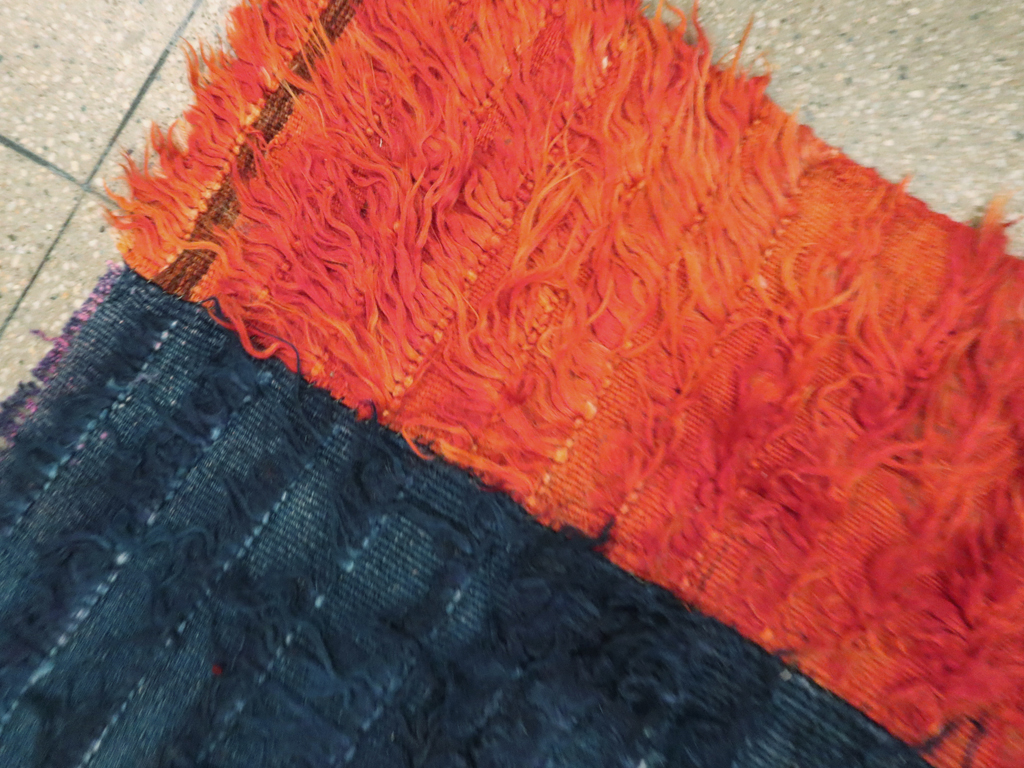 Vintage Turkish Tulu Rug, No.12595 - Staging