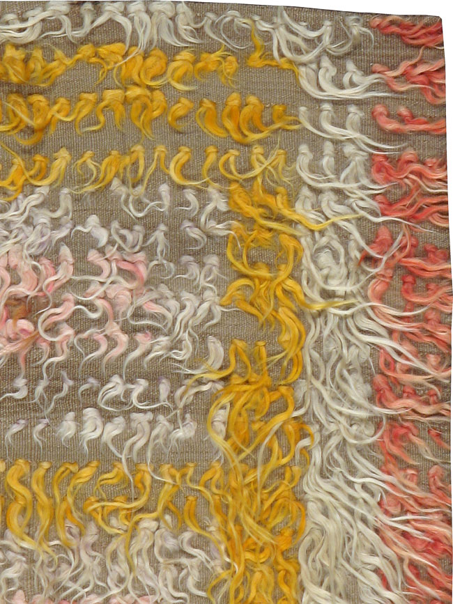 Vintage Turkish Tulu Rug, No.12604 - Staging