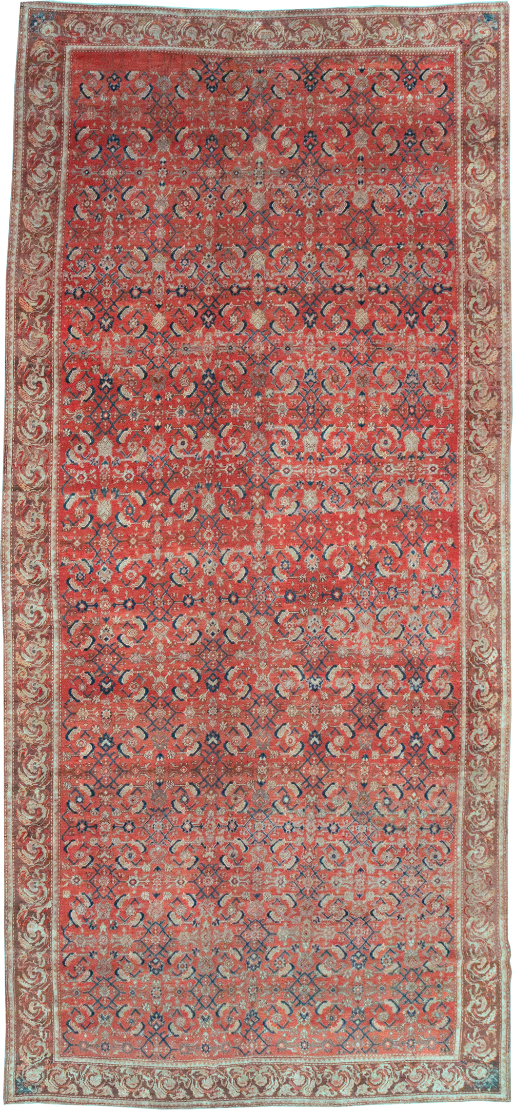 Antique Caucasian Karabagh Gallery Carpet, No.12609 - Staging
