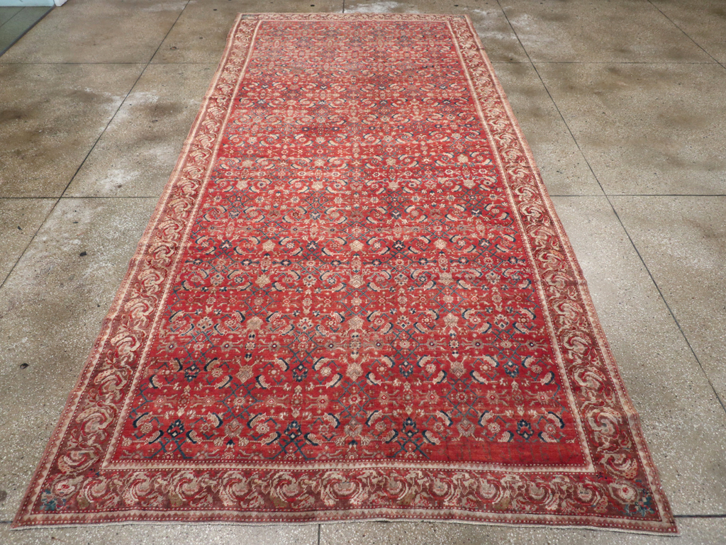 Antique Caucasian Karabagh Gallery Carpet, No.12609 - Staging