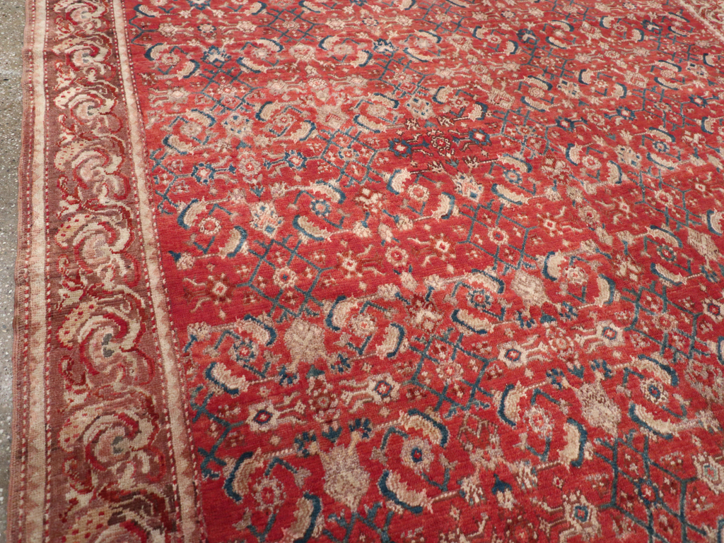 Antique Caucasian Karabagh Gallery Carpet, No.12609 - Staging