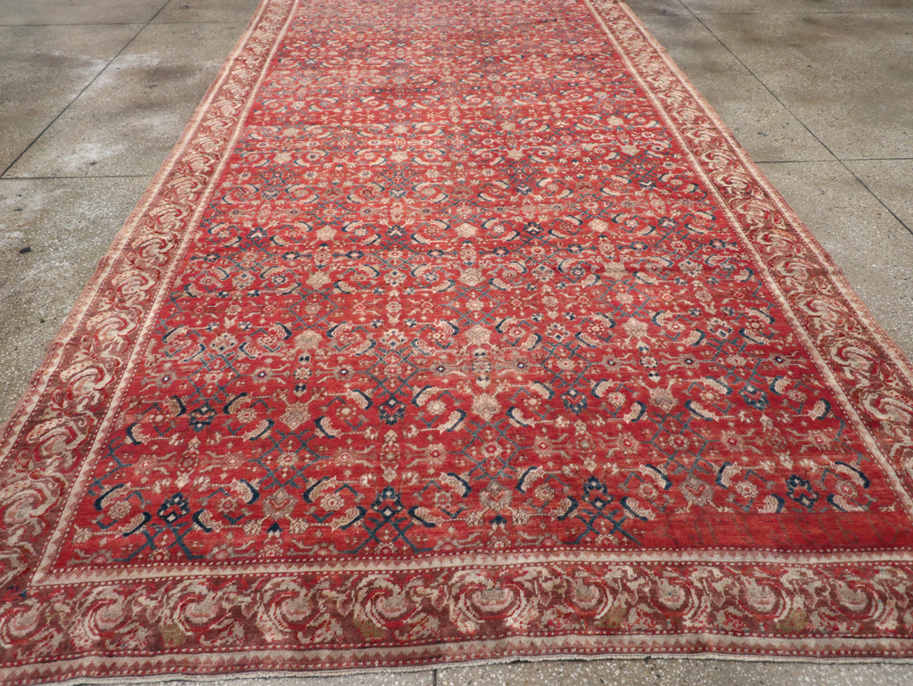 Antique Caucasian Karabagh Gallery Carpet, No.12609 - Staging