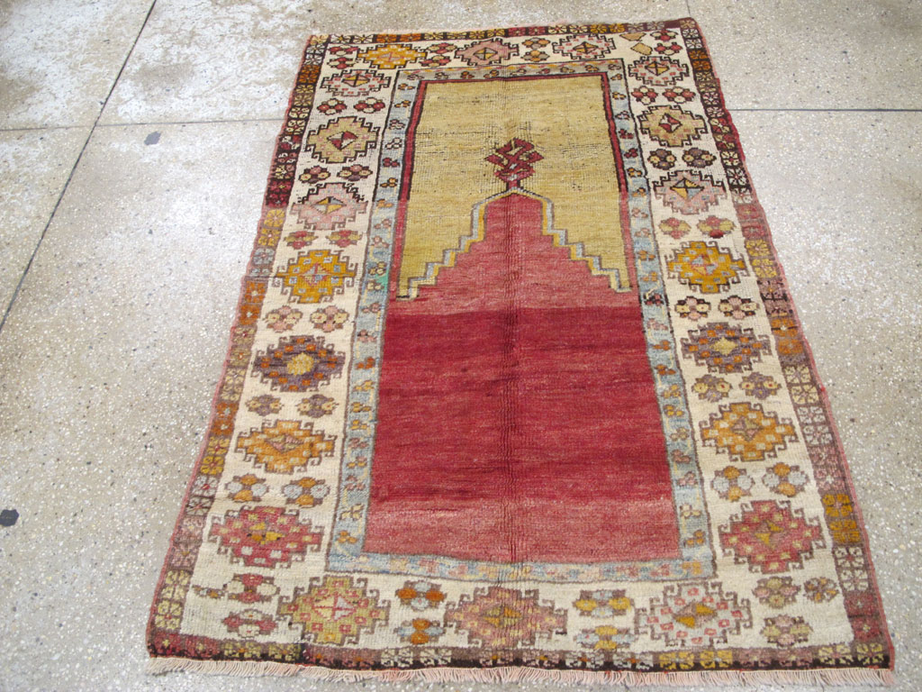 Antique Turkish Anatolian Rug, No.12620 - Staging