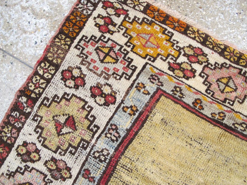 Antique Turkish Anatolian Rug, No.12620 - Staging