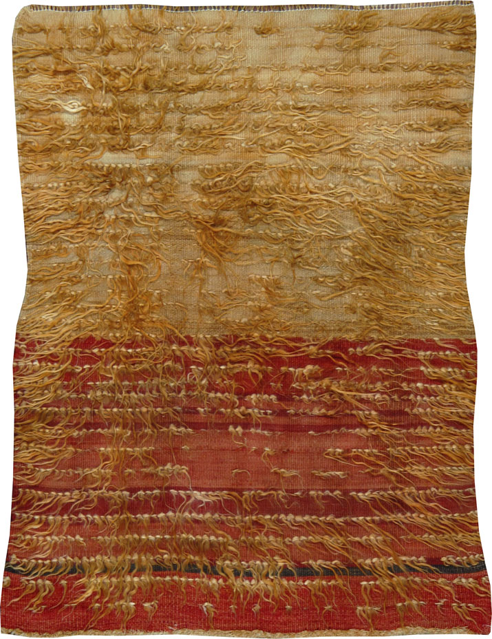 Vintage Turkish Tulu Rug, No.12625 - Staging