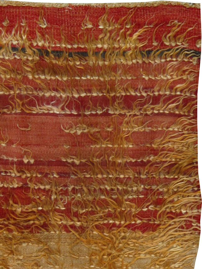 Vintage Turkish Tulu Rug, No.12625 - Staging