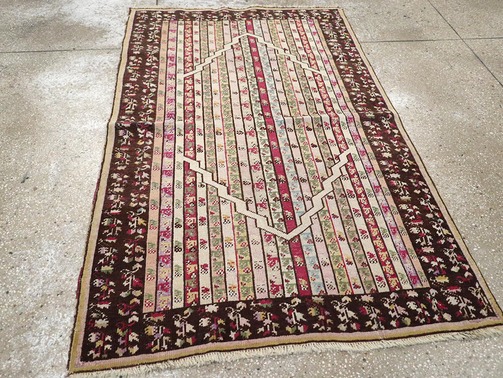 Antique Tukish Ghiordes Rug, No.12693 - Staging