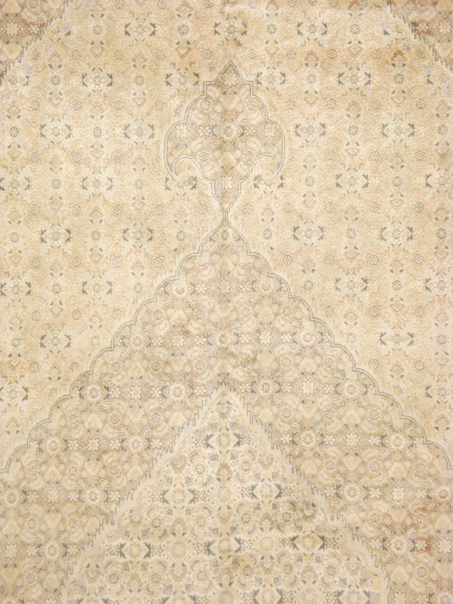 Antique Persian Tabriz Rug, No.12727 - Staging
