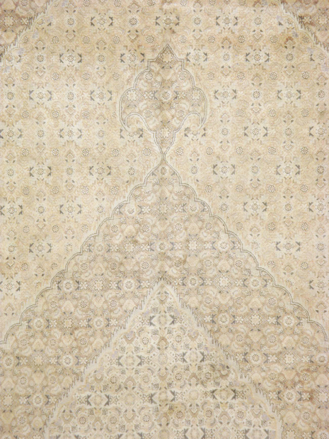 Antique Persian Tabriz Rug, No.12727 - Staging