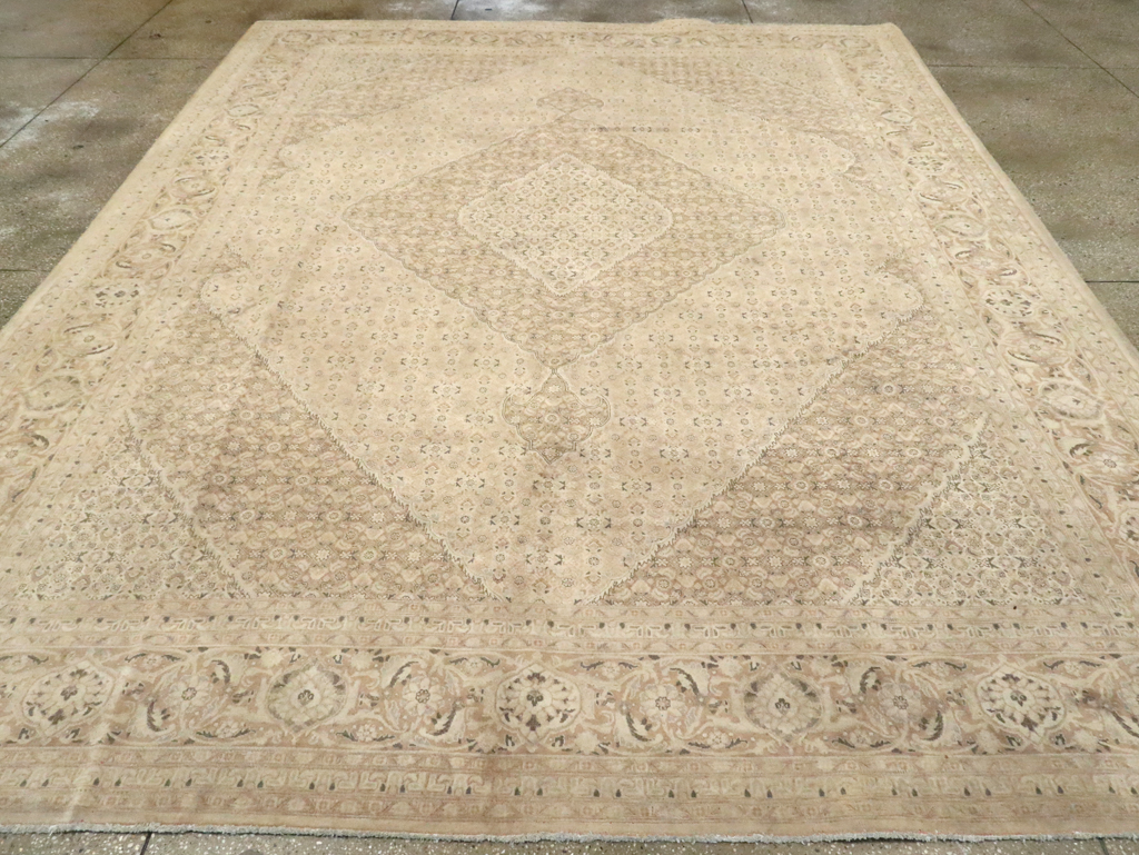 Antique Persian Tabriz Rug, No.12727 - Staging